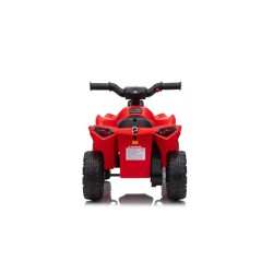 TOYSCAR Quad Elettrico Bambini Can-Am Renegade 12V Bluetooth MP3 Rosso