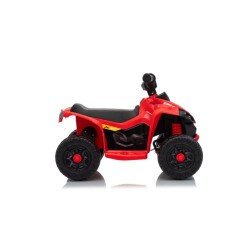 TOYSCAR Quad Elettrico Bambini Can-Am Renegade 12V Bluetooth MP3 Rosso