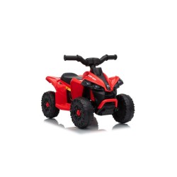 TOYSCAR Quad Elettrico Bambini Can-Am Renegade 12V Bluetooth MP3 Rosso