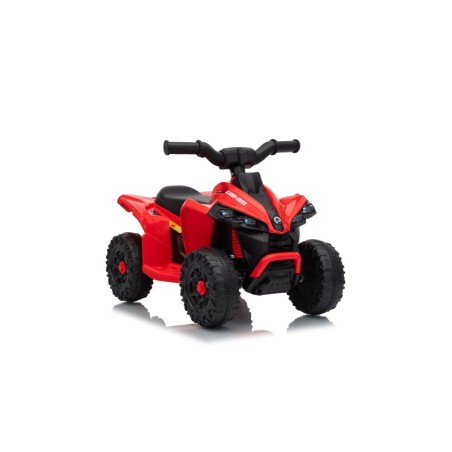 TOYSCAR Quad Elettrico Bambini Can-Am Renegade 12V Bluetooth MP3 Rosso