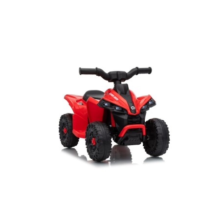TOYSCAR Quad Elettrico Bambini Can-Am Renegade 12V Bluetooth MP3 Rosso