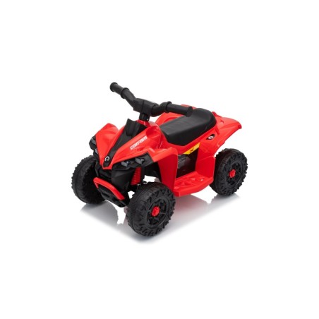 TOYSCAR Quad Elettrico Bambini Can-Am Renegade 12V Bluetooth MP3 Rosso