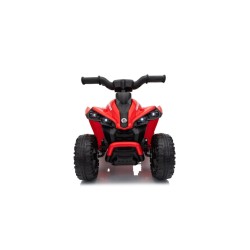 TOYSCAR Quad Elettrico Bambini Can-Am Renegade 12V Bluetooth MP3 Rosso