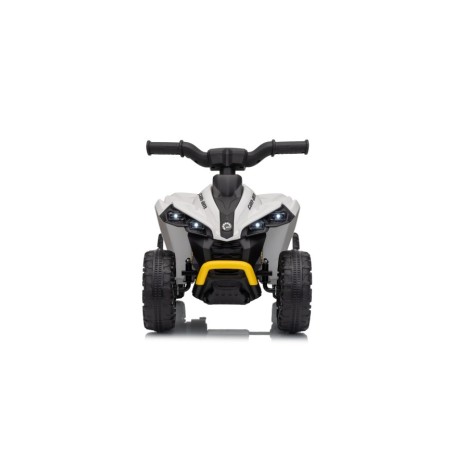 TOYSCAR Quad Elettrico Bambini Can-Am Renegade 12V Bluetooth MP3 Bianco