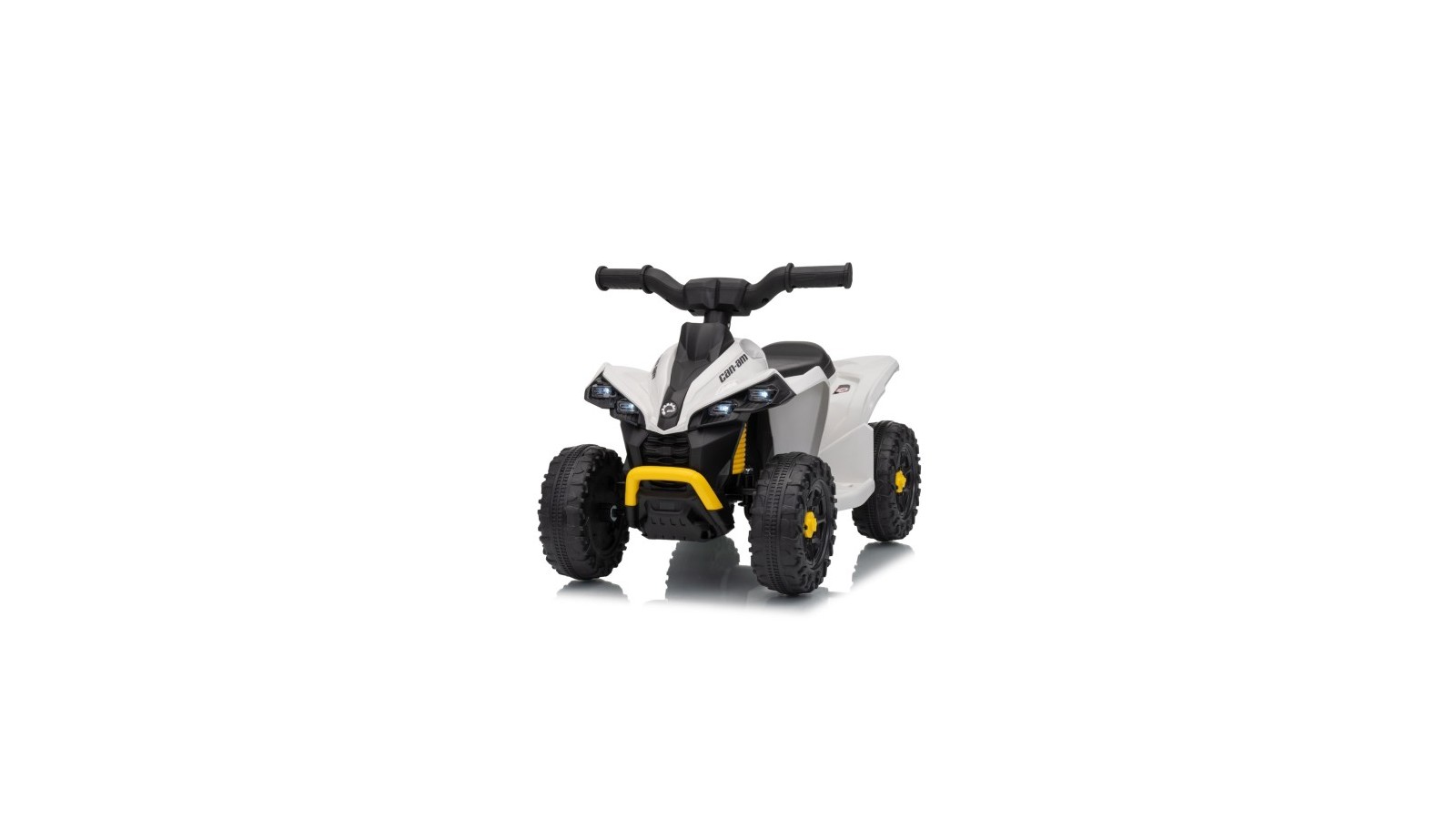 TOYSCAR Quad Elettrico Bambini Can-Am Renegade 12V Bluetooth MP3 Bianco