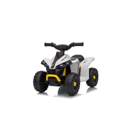 TOYSCAR Quad Elettrico Bambini Can-Am Renegade 12V Bluetooth MP3 Bianco