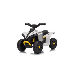 TOYSCAR Quad Elettrico Bambini Can-Am Renegade 12V Bluetooth MP3 Bianco