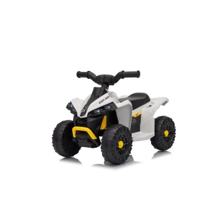 TOYSCAR Quad Elettrico Bambini Can-Am Renegade 12V Bluetooth MP3 Bianco