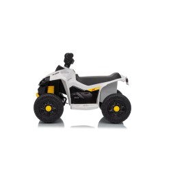 TOYSCAR Quad Elettrico Bambini Can-Am Renegade 12V Bluetooth MP3 Bianco