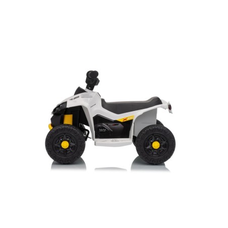TOYSCAR Quad Elettrico Bambini Can-Am Renegade 12V Bluetooth MP3 Bianco