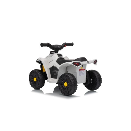 TOYSCAR Quad Elettrico Bambini Can-Am Renegade 12V Bluetooth MP3 Bianco