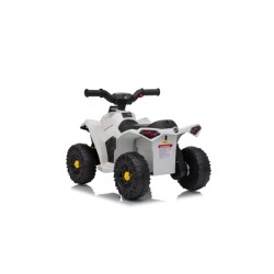 TOYSCAR Quad Elettrico Bambini Can-Am Renegade 12V Bluetooth MP3 Bianco