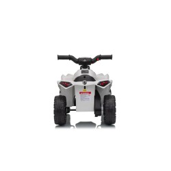 TOYSCAR Quad Elettrico Bambini Can-Am Renegade 12V Bluetooth MP3 Bianco