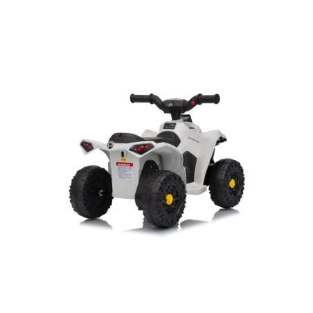 TOYSCAR Quad Elettrico Bambini Can-Am Renegade 12V Bluetooth MP3 Bianco