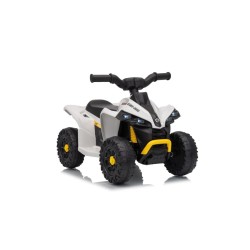 TOYSCAR Quad Elettrico Bambini Can-Am Renegade 12V Bluetooth MP3 Bianco