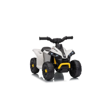 TOYSCAR Quad Elettrico Bambini Can-Am Renegade 12V Bluetooth MP3 Bianco