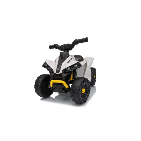 TOYSCAR Quad Elettrico Bambini Can-Am Renegade 12V Bluetooth MP3 Bianco