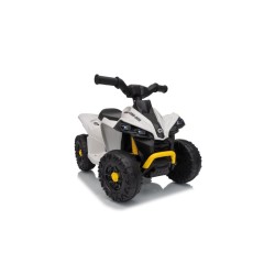 TOYSCAR Quad Elettrico Bambini Can-Am Renegade 12V Bluetooth MP3 Bianco