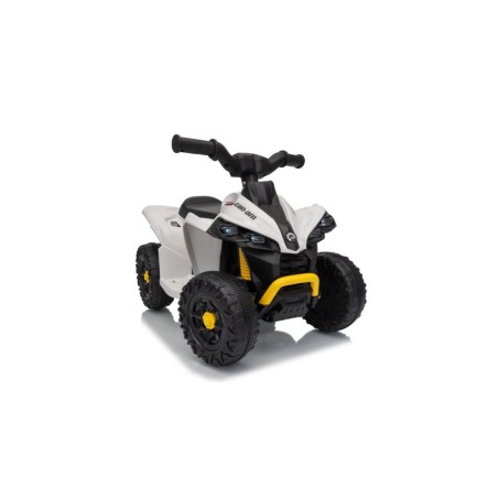 TOYSCAR Quad Elettrico Bambini Can-Am Renegade 12V Bluetooth MP3 Bianco